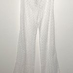 Becca Split Leg Crochet swimsuit Cover-up Pants size L NWT Photo 6