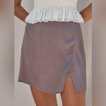 Aritzia  Wilfred muse black Skirt satin shiny with slit us 0 Photo 0