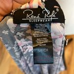 Romantic Silky Robe Black Floral Photo 8