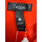 AQUA  Women's Orange Button-Front Jumpsuit Wide Leg Sleeveless‎ Back Cut Out Photo 10