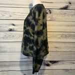 Sanctuary Green & Black Tie Dye Organic Split Neckline Sweatshirt Photo 6