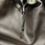 Cole Haan Y2K Vintage  Metallic Silver Leather Bucket Bag Photo 3