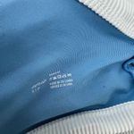 Aerie Blue & White One Shoulder Bandeau Bikini Set Size Small Photo 6