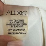 Alexis Bell Sleeve Cold Shoulder Mini Dress Size XS White Blazer Style Photo 9