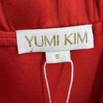 Yumi Kim Red Under Your Spell Mini Dress Off Shoulder Ruffle Detail Scuba Sm New Photo 8