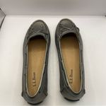 L.L.Bean women’s  flats loafers silver size 7.5 M comfort shoe Photo 3