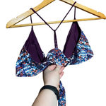 Athleta Wild Bloom Marrakesh Twister Bikini Top Size Medium Photo 1