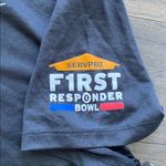 Nike  Air Force T Shirt Womens Sz XXL Black Logo First Responders Bowl Photo 2