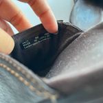 Clarks Brown Leather Slip On Mules Shoes Womens Size 8M Stitches Details Photo 3