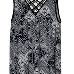 Agenda Women's Blue White Braided Back Tank Top Size‎ M Size M Photo 1