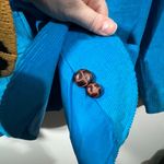 Vintage Corduroy Blazer in Peacock Blue Kathy Davis Size 14 Photo 3