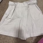 Lafayette 148  Stripe Belted Shorts Photo 0
