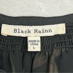 Black Rainn  large floral velvet burnout peasant top Photo 5