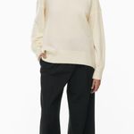 Babaton  Luxe Cashmere Toba Sweater in Dark Cocoa Size 2XS Photo 1