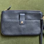Lodis pebbled leather black small wristlet wallet Photo 5