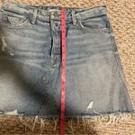 GRLFRND  Eva A-Frame Gusset Denim Skirt in Pacific- Size 28 Photo 8