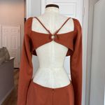 DUNDAS REVOLVE Jade Ring cutout mini dress Orange Size L Photo 8