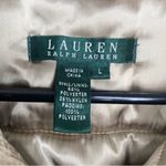 Ralph Lauren #701  Metallic Tan Quilted Jacket Photo 6