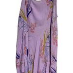 Free People Women's Cold Shoulder Ruffled Long Sleeve Dress Purple Size S Photo 2