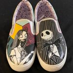 GROUND UP DISNEY TIM BURTON NIGHTMARE BEFORE CHRISTMAS SLIP ON JACK& SALLY SHOES Black Size 11 Photo 13
