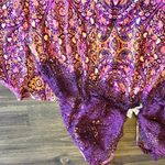 Victoria's Secret  Slip Dress Night Gown Comfy Soft Purple Boho Print Small Photo 3