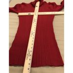 Grame XL Red Turtleneck Long Sleeve Knit Tunic Sweater Photo 9