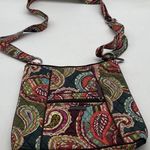 Vera Bradley ‎ Retired Heirloom Paisley Crossbody Bag 2017 Green Brown - Size S Photo 0