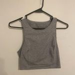 Target Workout Top  Tank Cropped Grey Cutout Photo 0