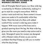 Wrangler Retro Mae Wide Leg Trouser Jean Photo 7