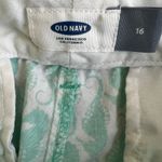 Old Navy Seahorse Chino Shorts Plus Size 16 Pastel Blue Coastal Preppy Beachy Photo 3