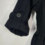 Banana Republic Black Poplin Belted Utility Jumpsuit Women's XS Roll Sleeve Photo 10