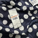 Jessica Howard  Navy Polka Dot Dress with Yellow Belt Photo 5