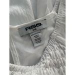 RSQ Womens White Smocked Bodice Babydoll Dress size S Photo 8
