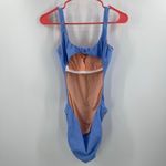 POLO RALPH LAUREN Swimsuit Size Small NEW SAMPLE Ribbed Stripe Blue Open Back Photo 1