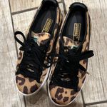 Puma Animal Print Leopard Fur Sneakers Runners Trainers Clyde Suits Casual Shoes Photo 1