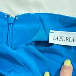 La Perla  100% silk blue twisted shorts/beach cover/italy40 Photo 3