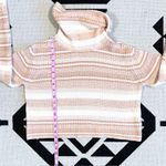 Urban Outfitters Mackenna Striped Turtleneck Cropped Sweater Small Photo 8