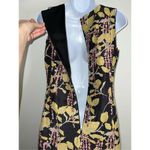 Women’s SILK Floral Sheath Black Midi Dress 6 Photo 7