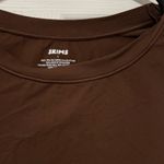 SKIMS  Dark Brown Short Sleeve Tee Photo 1