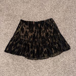 DO+BE Black and gold mini skirt Photo 1