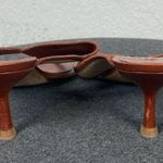 Oscar de la Renta  vintage kitten heel sandals Photo 4