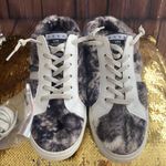 vintage savannah Faux Fur & Leather Mule Sneakers Sz 8 Photo 5