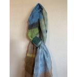 Fraas‎ Ombre Web Plissé Scarf Multi Colored Contemporary Style 24x68in Photo 2