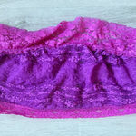 Free People  Lace Bandeaus Purple Sz Small Photo 0
