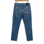 MOTHER Denim MOTHER The Insider Distressed High Rise Jeans Women's‎ Denim Ripped Blue Photo 1