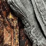 Bohemian Paisley Maxi Skirt made in India est. small Blue Photo 3