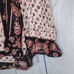 Free People  floral boho v-neck long sleeve shirt Photo 2