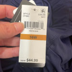 Island Escape Swim Shorts Swimsuit Navy Plus size 16W NWT‎ Blue Photo 6