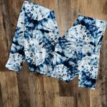 Bobbie & Brooks Tie-Dye Leggings - Blue and White Photo 1