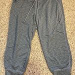 Athleta Gray Joggers cropped size Large Photo 0